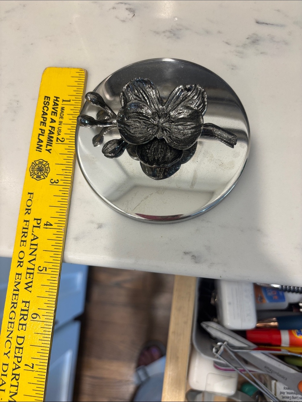 Michael Aram Floral Metal Accent Lid in Shiny silver - Picture 6 of 7